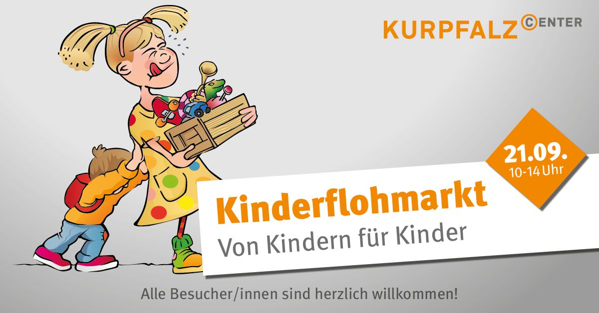 Kinderflohmarkt im Kurpfalz Center am 21.09.2024