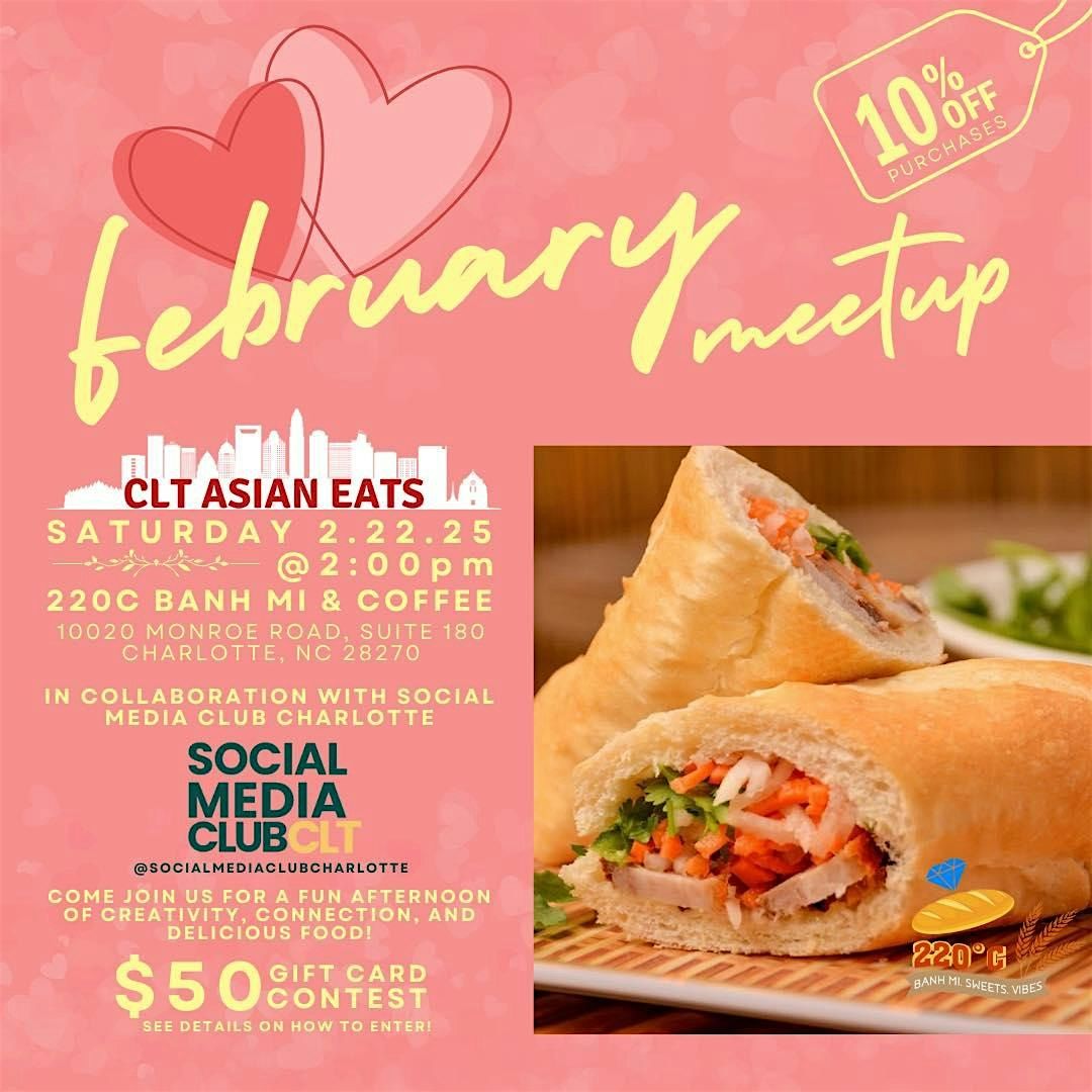 Social Media Club Charlotte x CLT Asian Eats at 220c BanhMi+Coffee