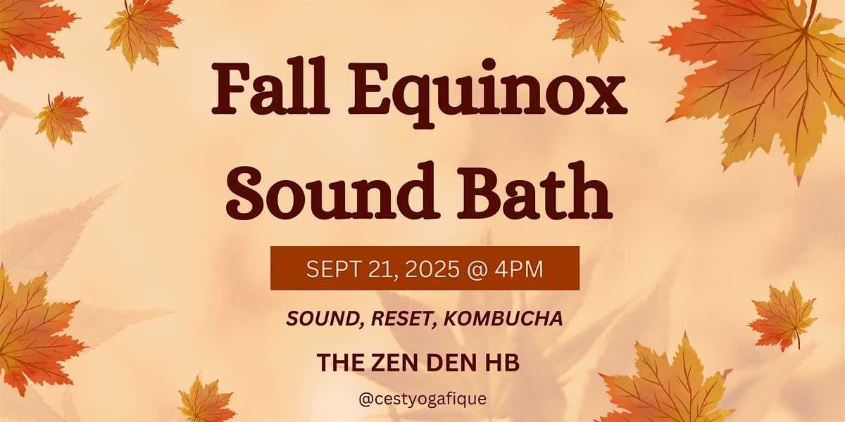Fall Equinox Sound Bath