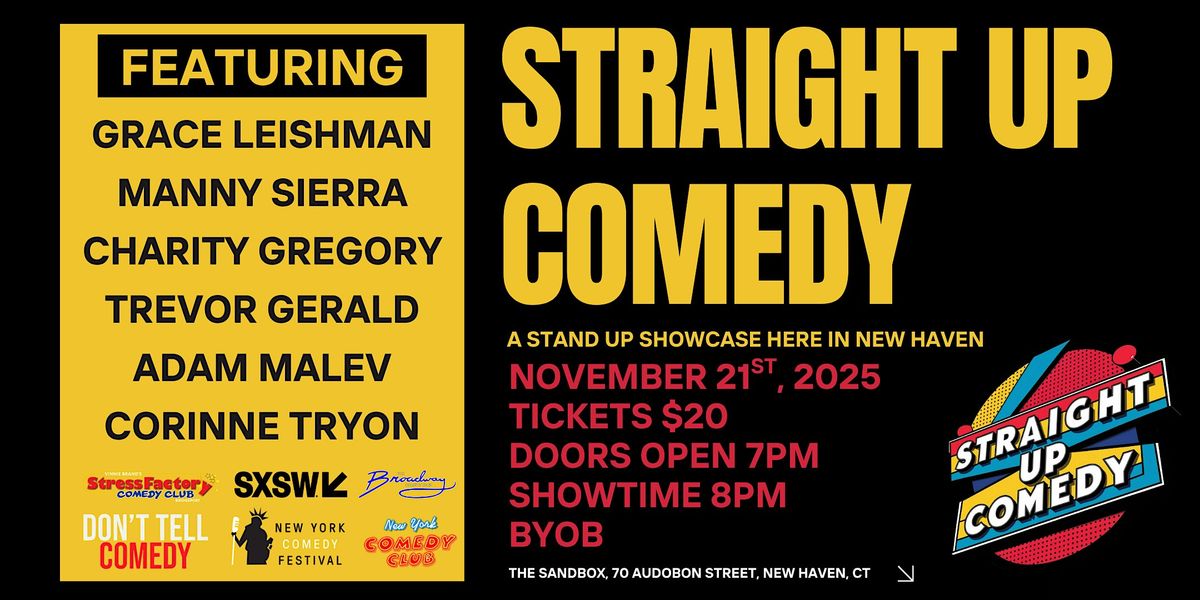 Straight Up Comedy with Grace Leishman