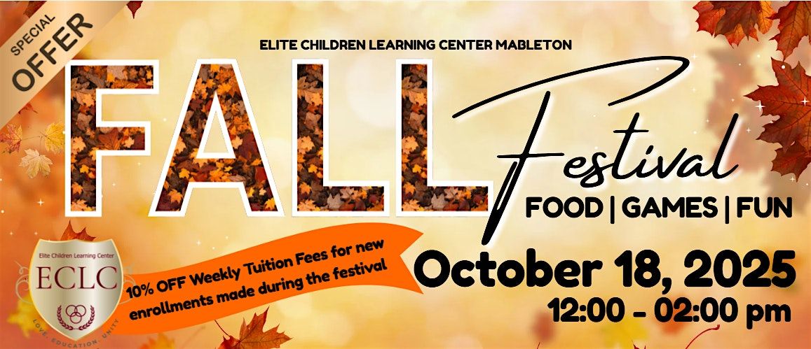 Elite Children Learning Center \u2013 Mableton Fall Festival