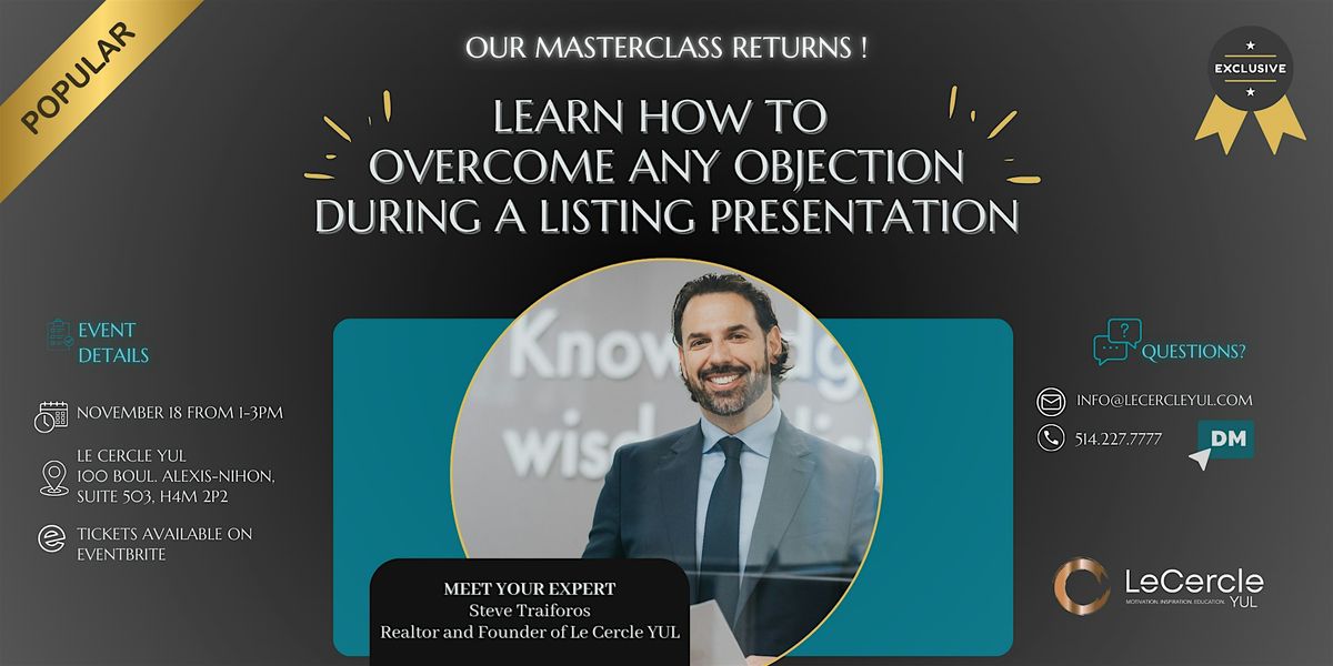 Learn How To Overcome ANY Objection During Your Listing Presentation