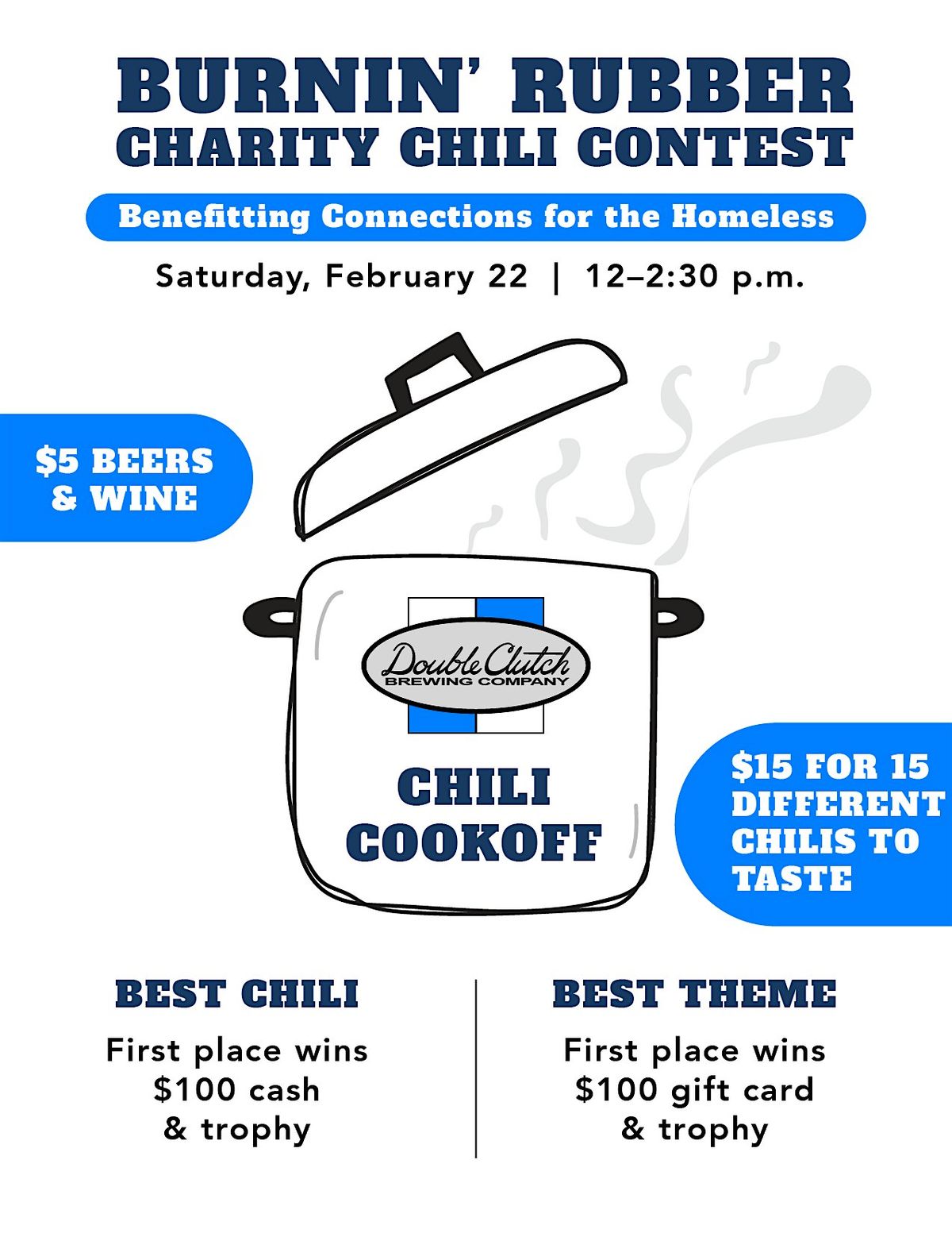 Burnin' Rubber Chili Cook Off Benefitting Connections for Homeless