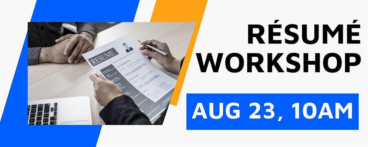 R\u00e9sum\u00e9 Workshop for Job Seekers