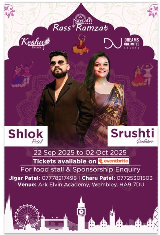 Navratri Garba raas Ramzat with Rockstar Shlok Patel 2025