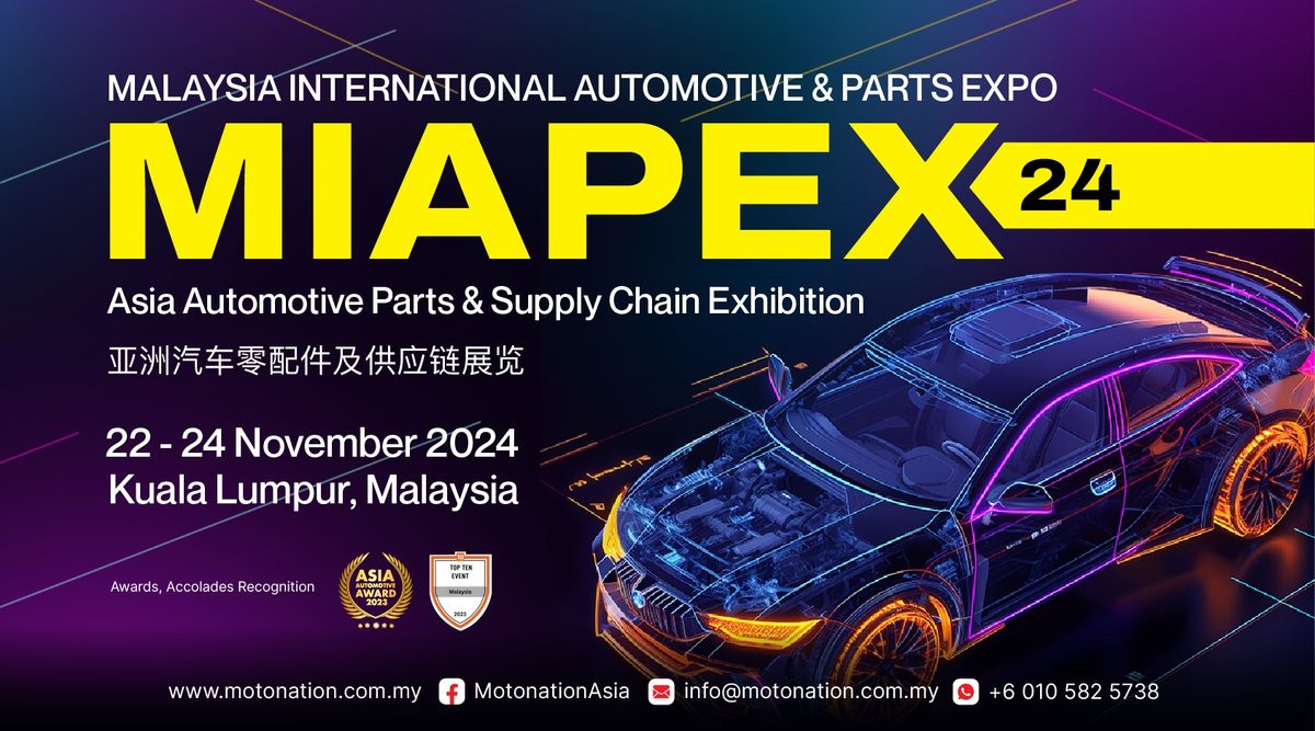 FREE ENTRY Malaysia International Automotive & Parts Expo - MIAPEX 2024 x RollingSpeed Carshow 2024 