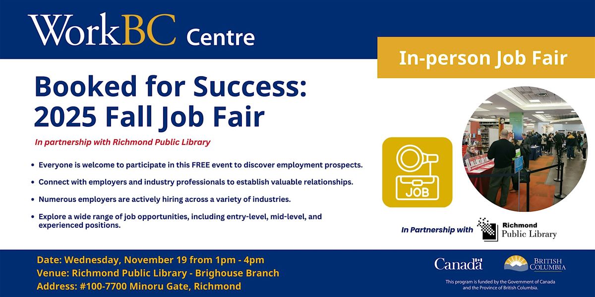 Booked For Success: 2025 Fall Job Fair