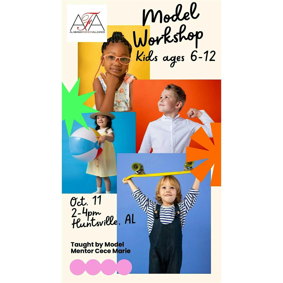 Kids modeling class