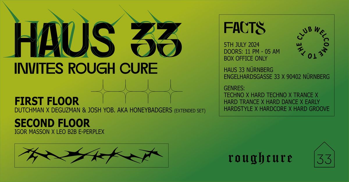 Haus 33 invites Rough Cure