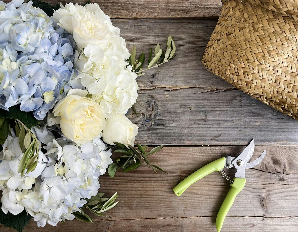 Flowers for your Coastal Grandmother | A DIY Flower Arranging Class