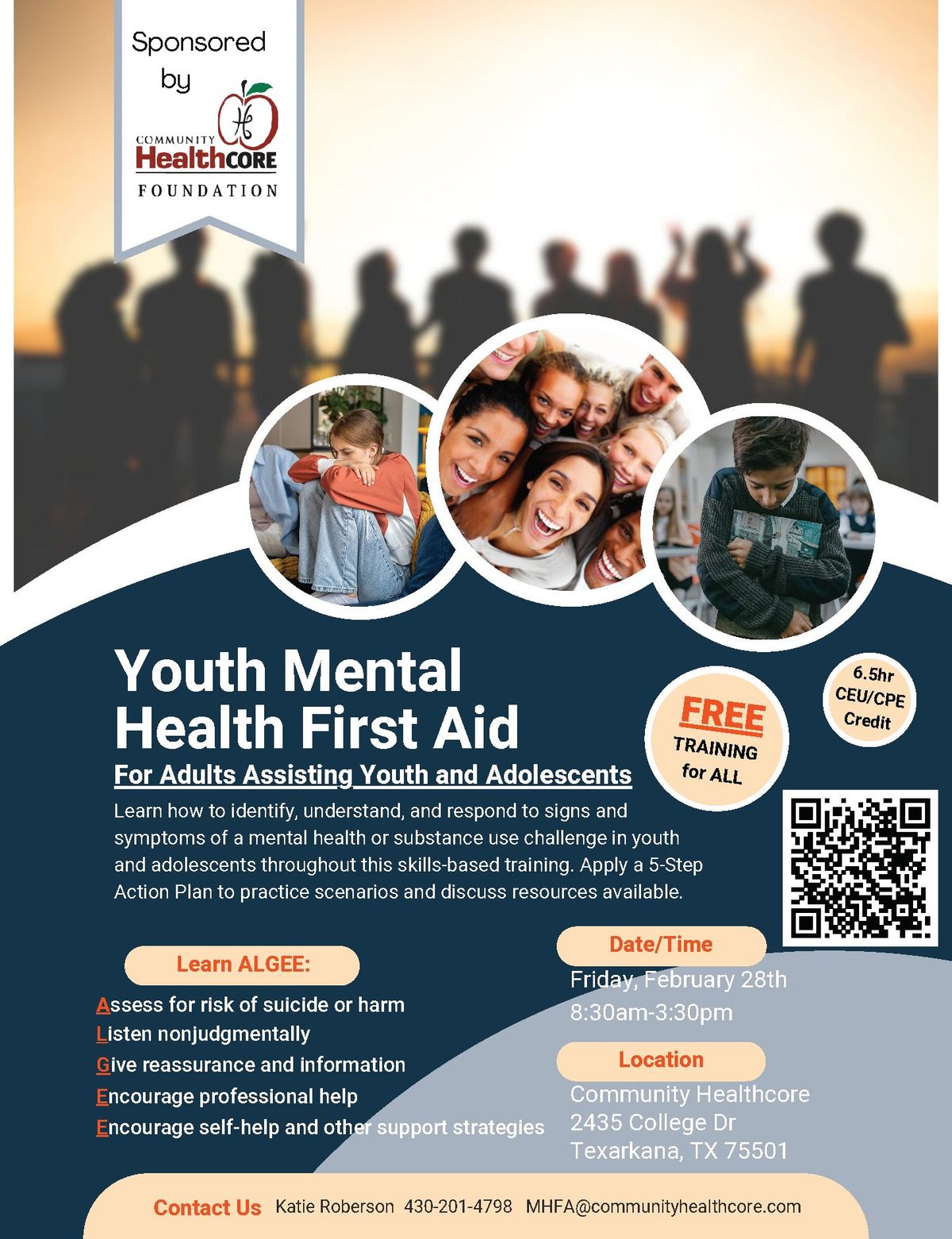 Youth Mental Health First Aid - Community Training