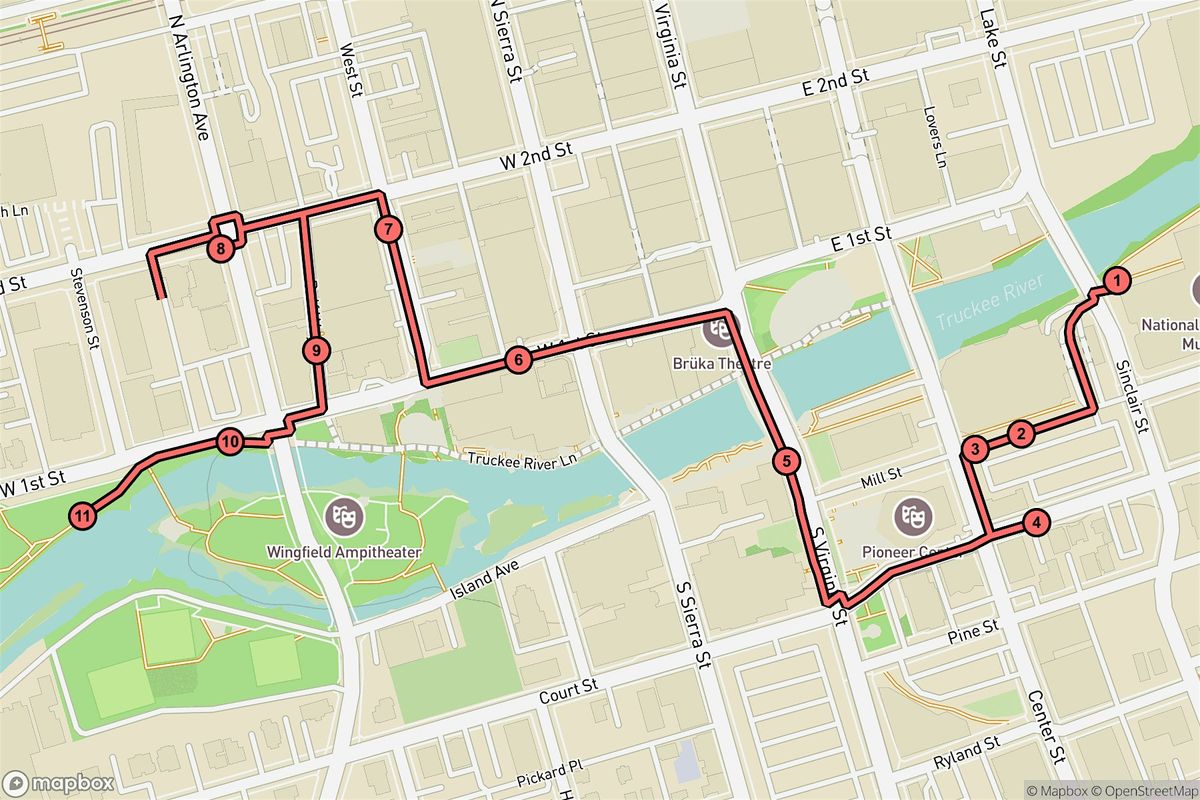 Reno Audio Tour: Chrome Legends and Riverfront Icons of Downtown