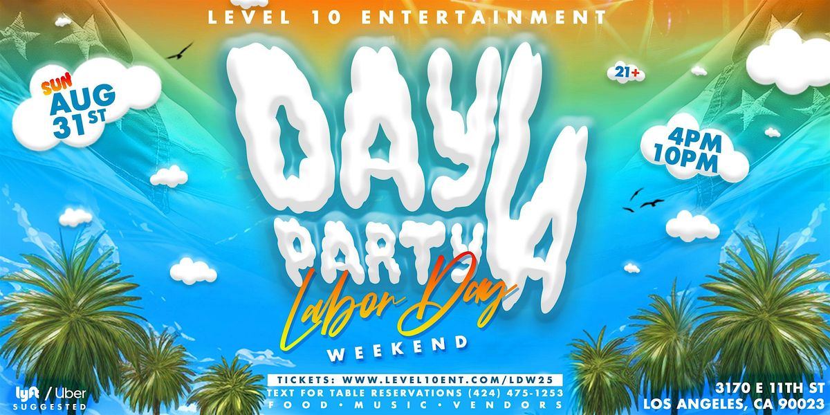 Day Party LA: Labor Day Weekend