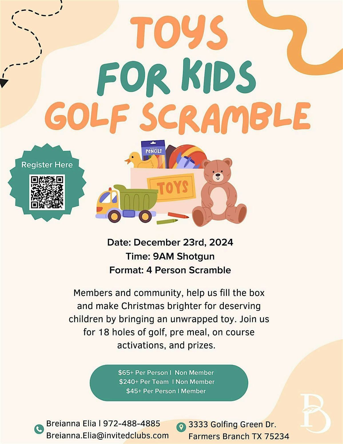 Toys for Kids Golf Scramble