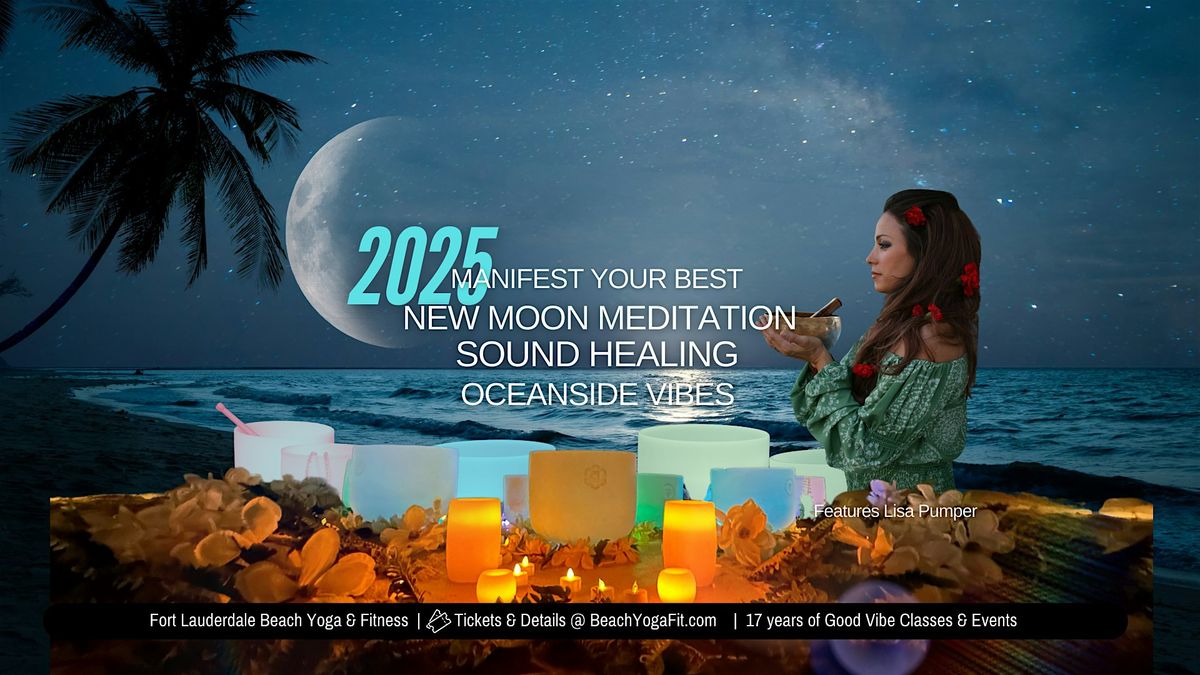 NEW \u263e MOON Manifest Meditation, Oceanside Sound Healing & More  \u2729\u208a\u22c6\u207a\u2727