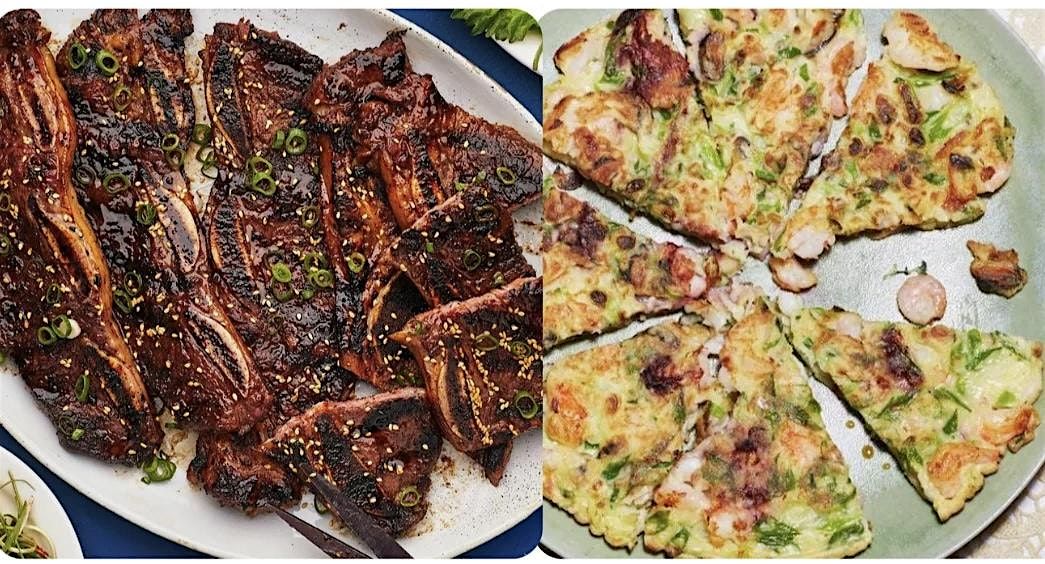 Make Korean Shortribs (Kalbi) wSeafood Pancake from Scratch &An Easy Kimchi