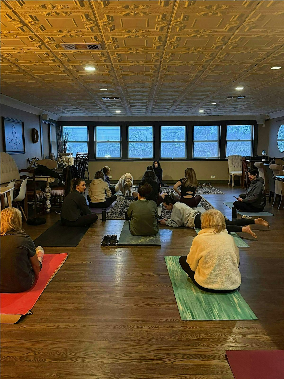 Wine Down Wednesday with Urban Yoga