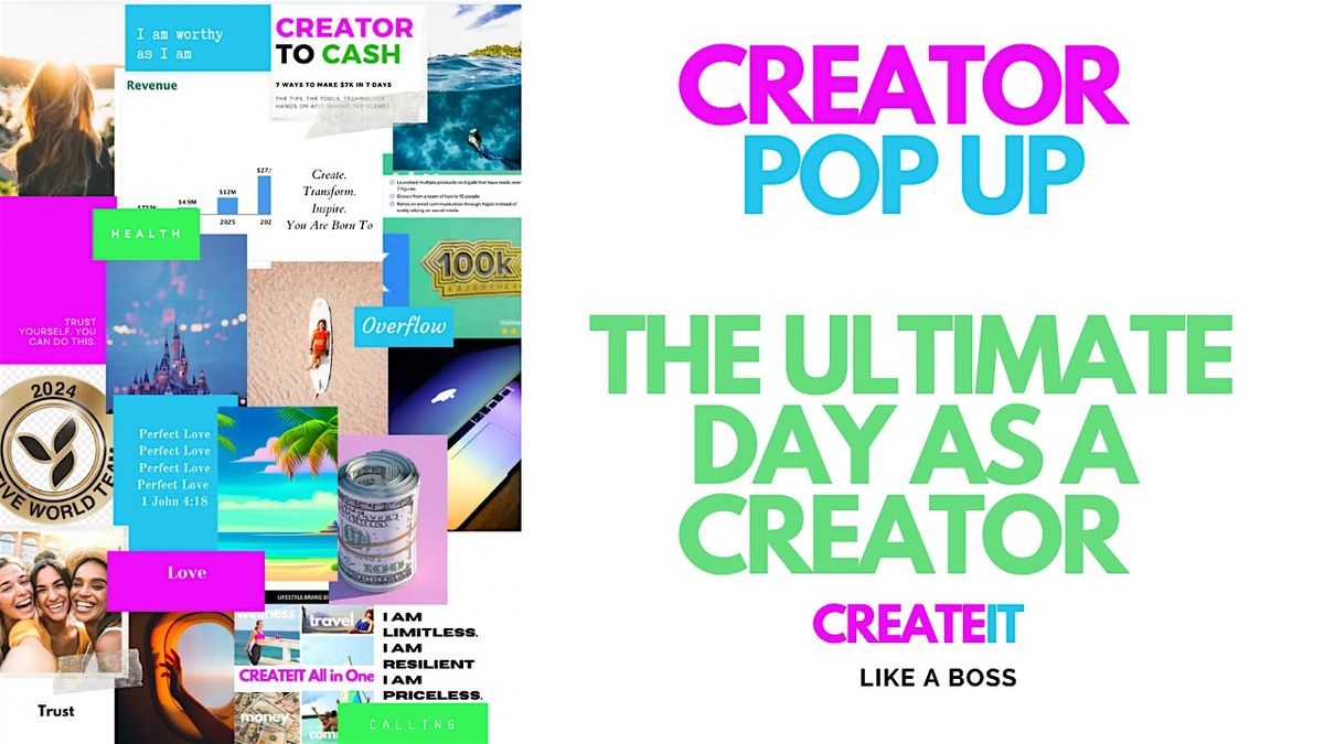 Creator  Pop Up in Atlanta to CREATEIT Like a Boss