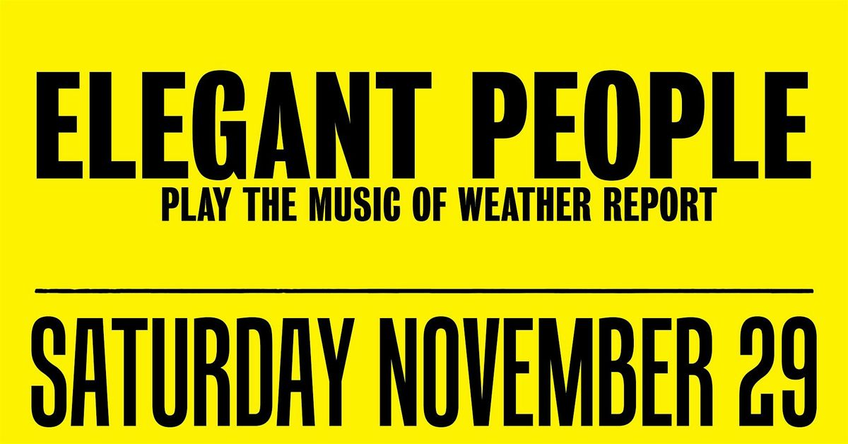 Infidels Jazz Presents: Tribute to Weather Report at All-City Athletics