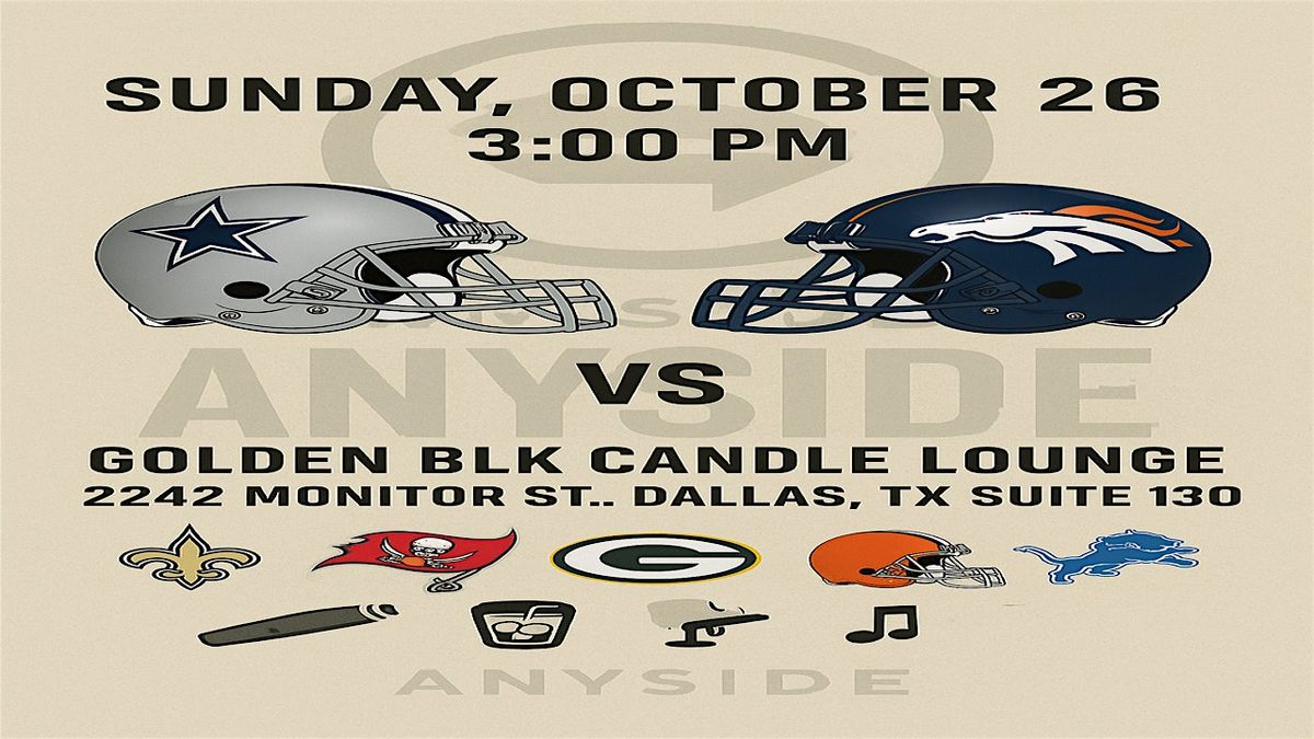 AnySide Dallas: Cowboys vs Broncos Watch Party & Social