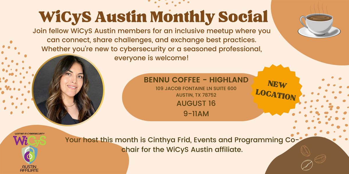 WiCyS Austin August Social