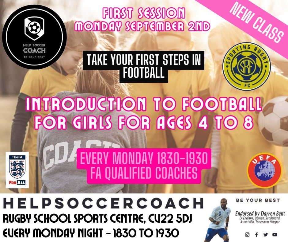 Introduction to Football for Girls Ages 4-8 Years