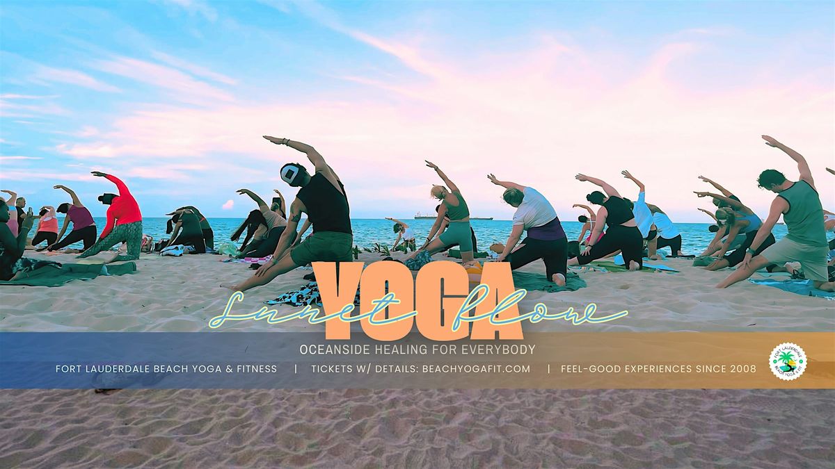 Sunset Yoga Oceanside Flow : Ft Lauderdale Beach