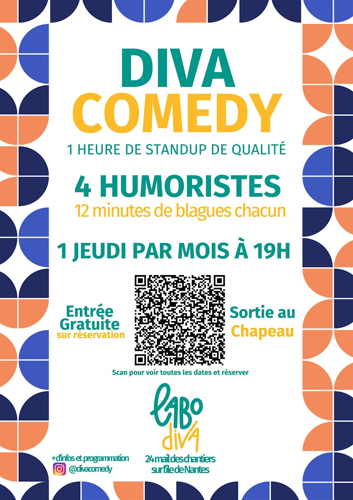 Diva Comedy - Spectacle de Standup 4 humoristes + 1 MC