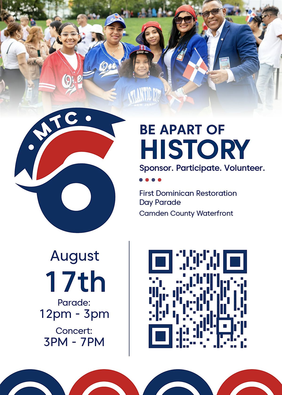 Movimiento Tricolor Dominican Restoration Day Parade & Concert (CAMDEN)