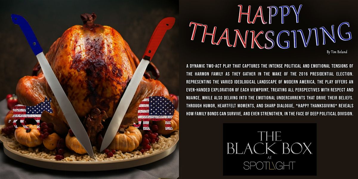 Happy Thanksgiving - A Staged Reading - Live Audience Tix