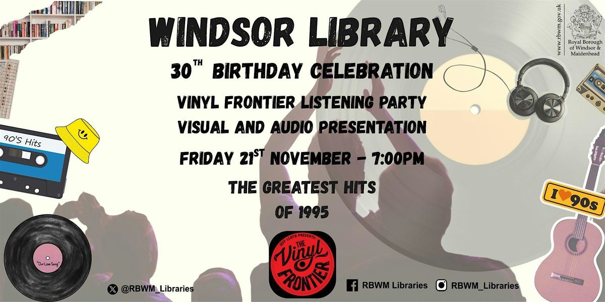 Vinyl Frontier Listening Evening at Windsor Library