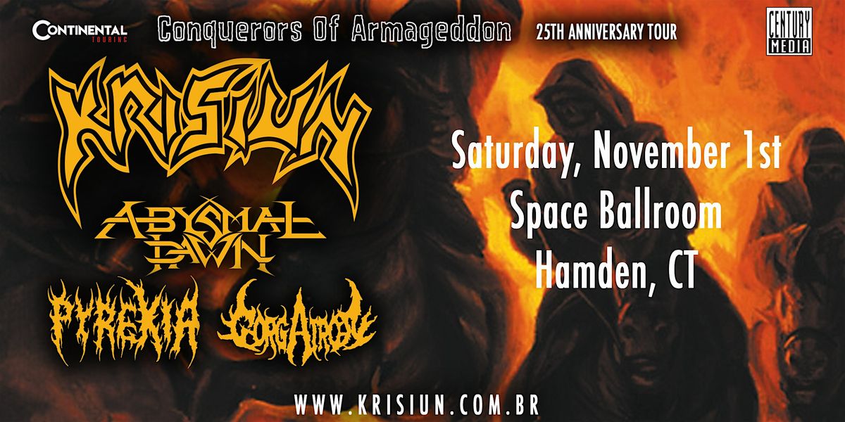 Krisiun: Conquerors of Armageddon 25th Anniversary Tour
