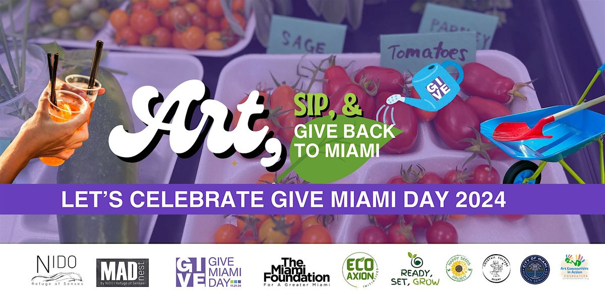 Art, Sip, & Give Back to Miami