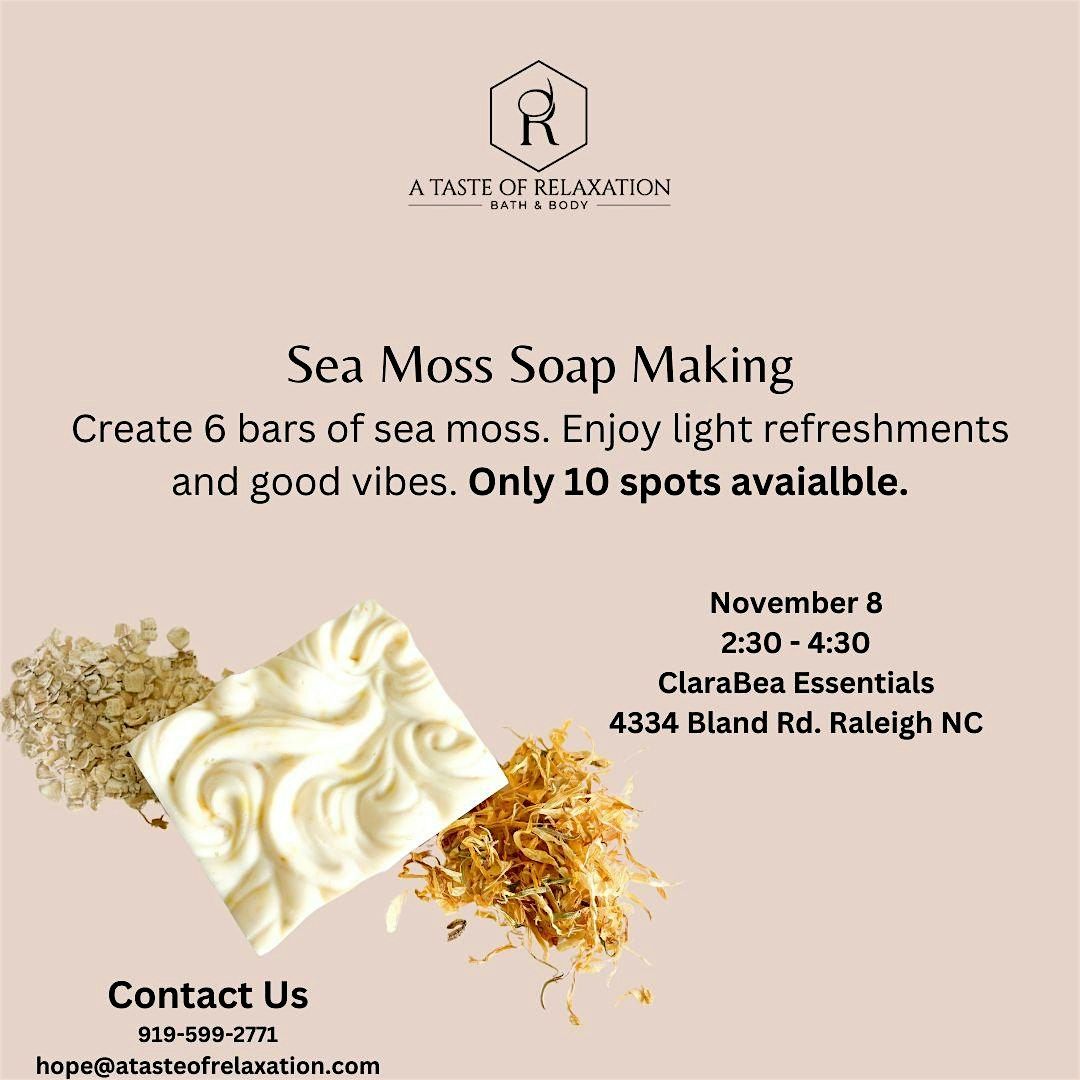 Sea Moss Soap Making