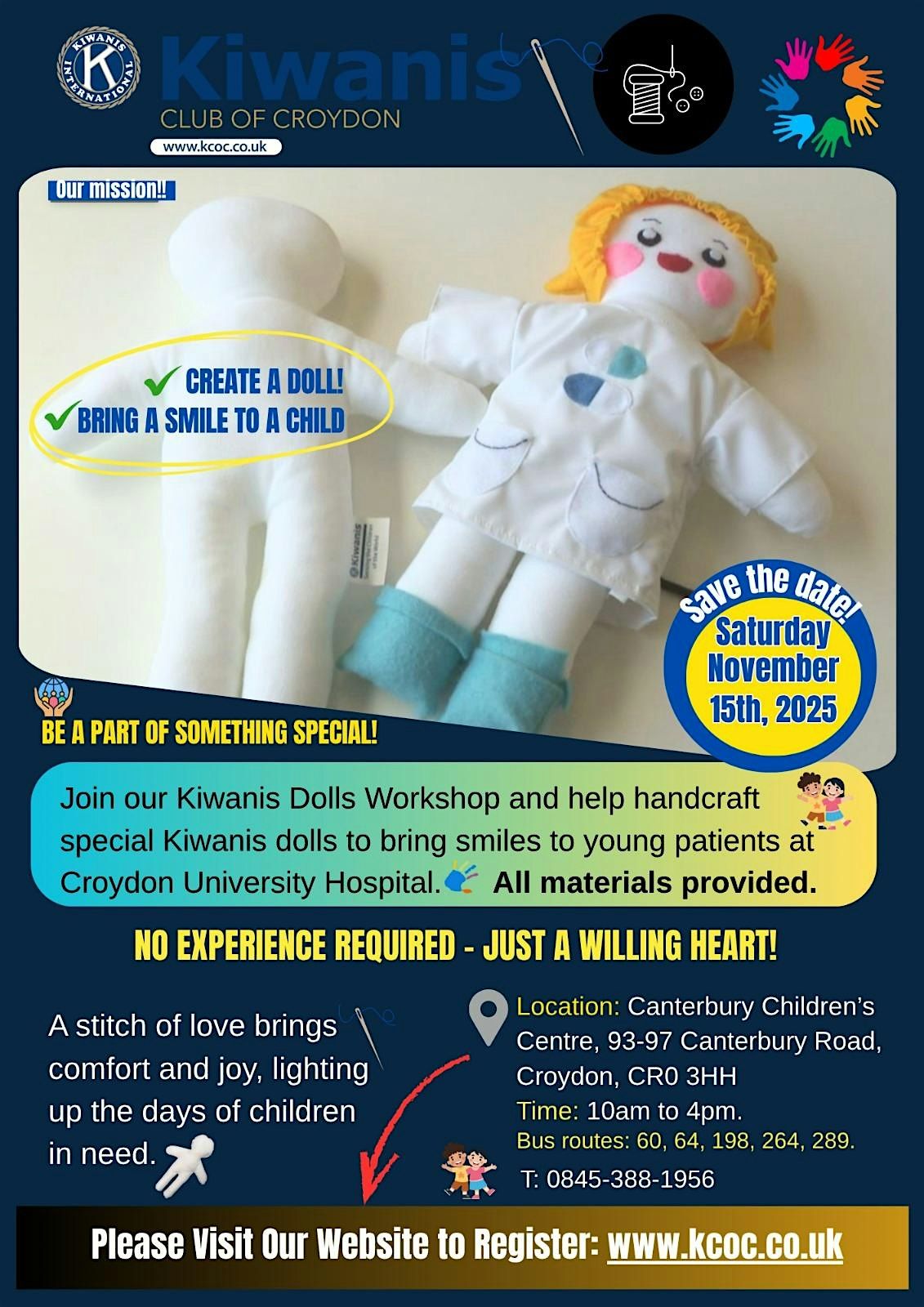 Kiwanis Dolls Workshop