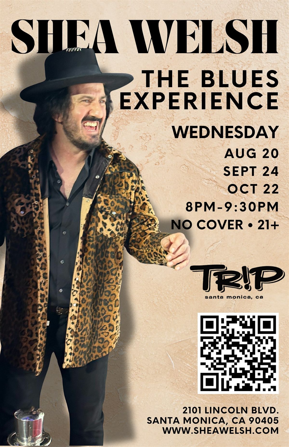 Blues Night @ Trip w\/ Shea Welsh The Blues Experience
