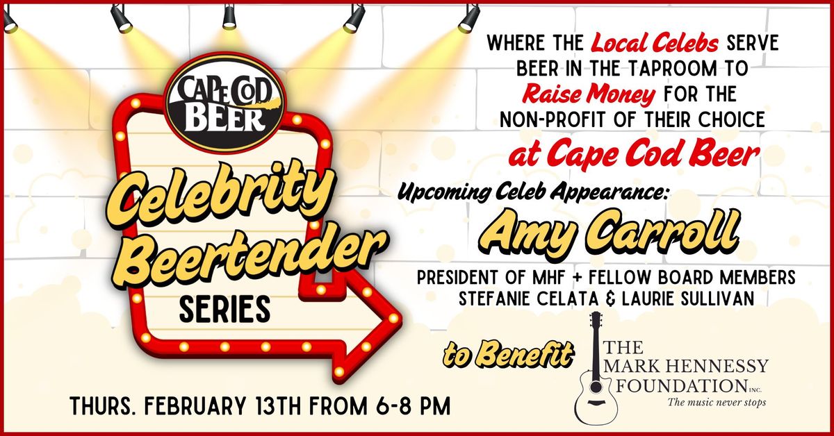 Celebrity Beertender: Amy Carroll x The Mark Hennessy Foundation