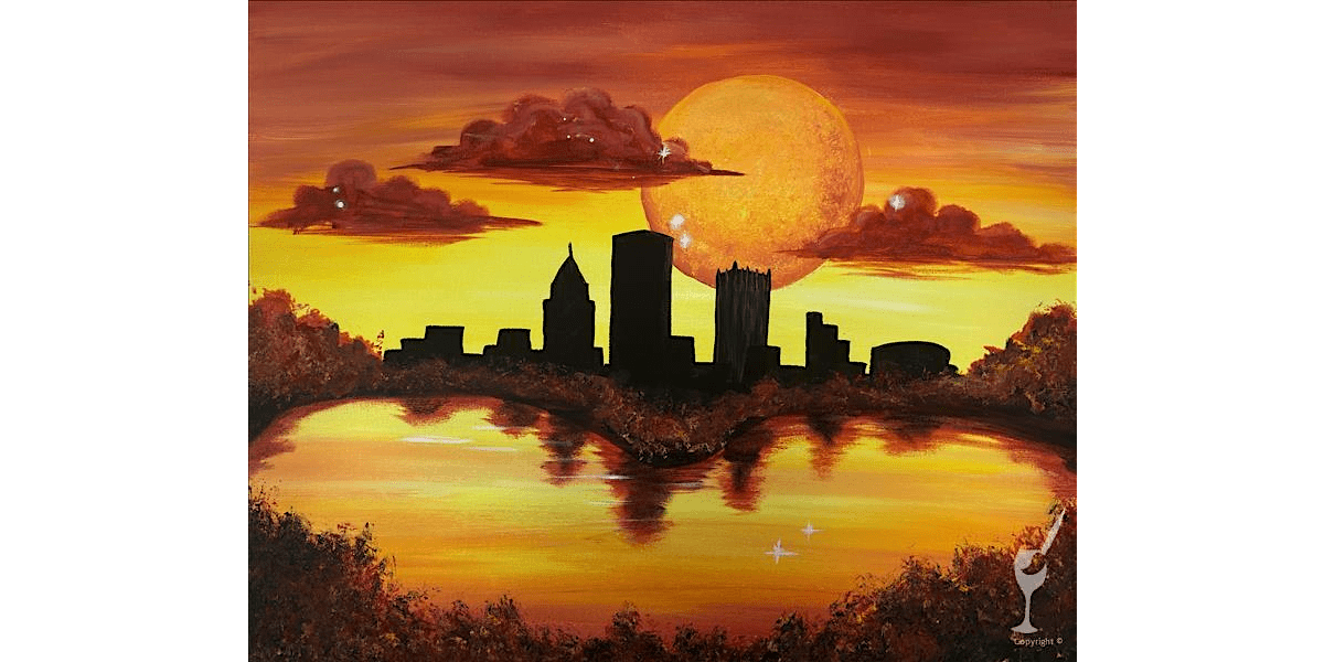 Cozy Amber City - Paint and Sip in Houston | Classpop!\u2122