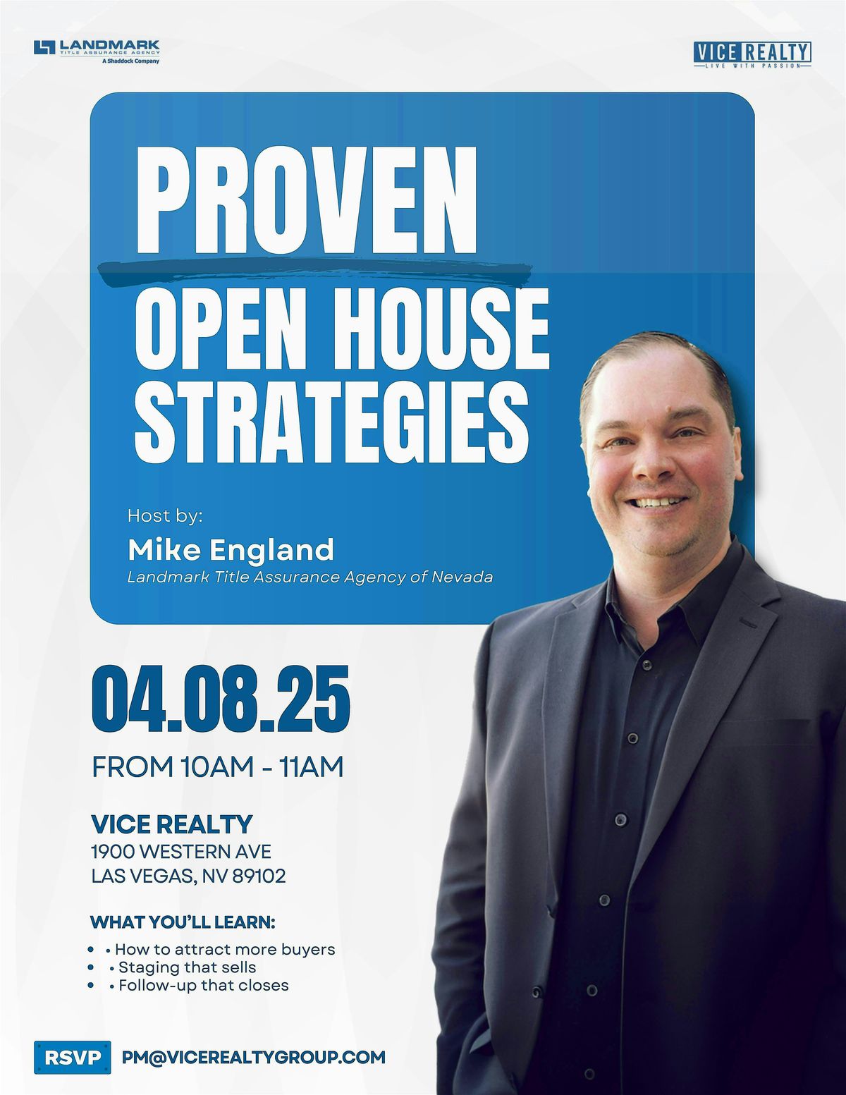 Proven Open House Strategies
