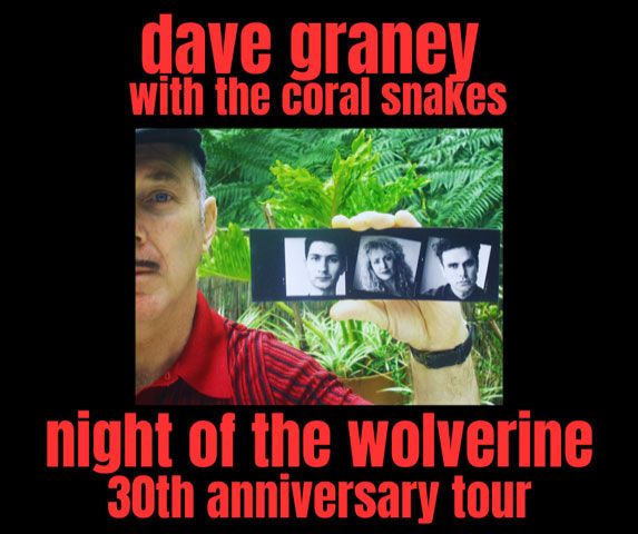Dave Graney and the Coral Snakes play The Gov, Adelaide SA