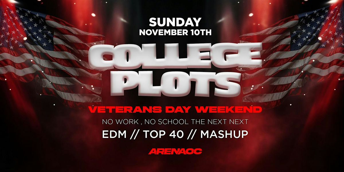 "VETERANS DAY WEEKEND" PARTY | EDM \/ HIPHOP @ ARENA OC | $5 B4 10:30PM 18+