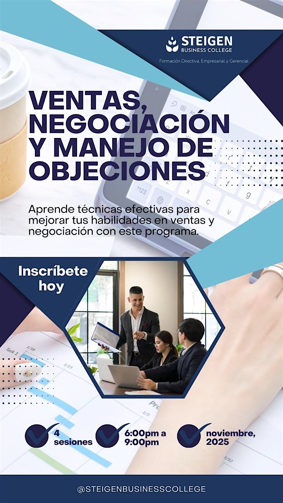 Ventas, Negociaci\u00f3n y Manejo de Objeciones
