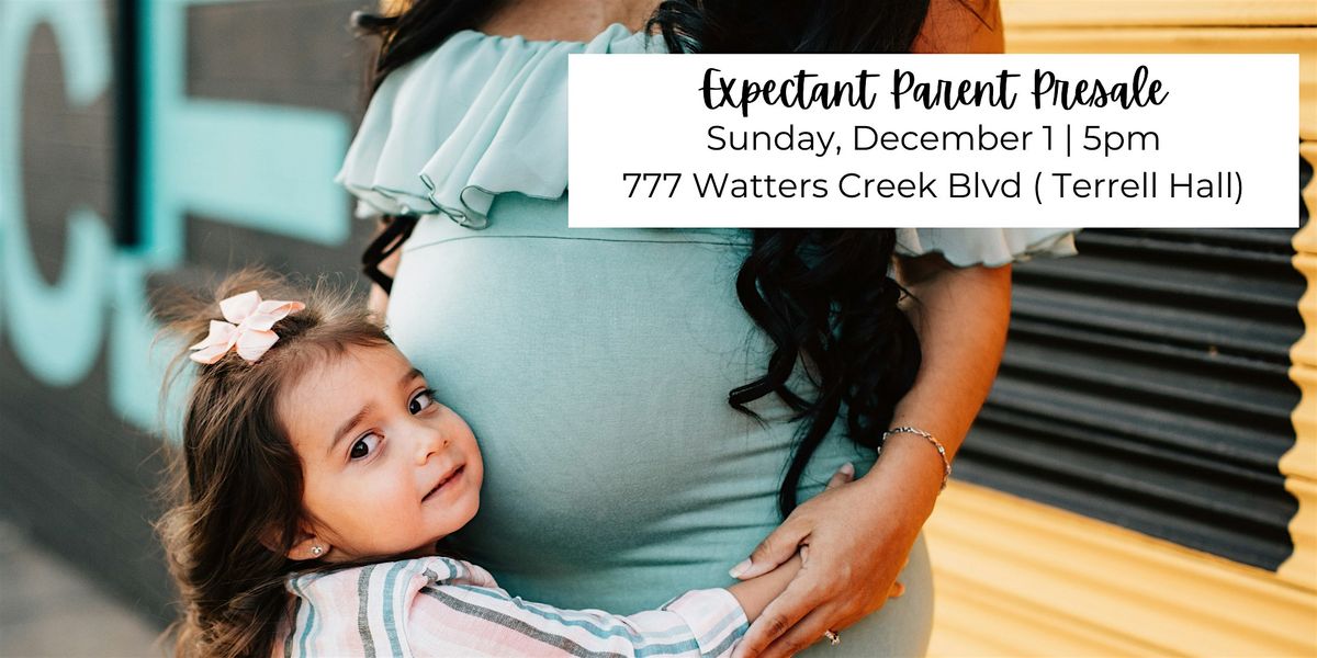 EXPECTANT PARENTS PRESALE JBF McK\/Allen\/Frisco Dec 1, 5pm-8pm