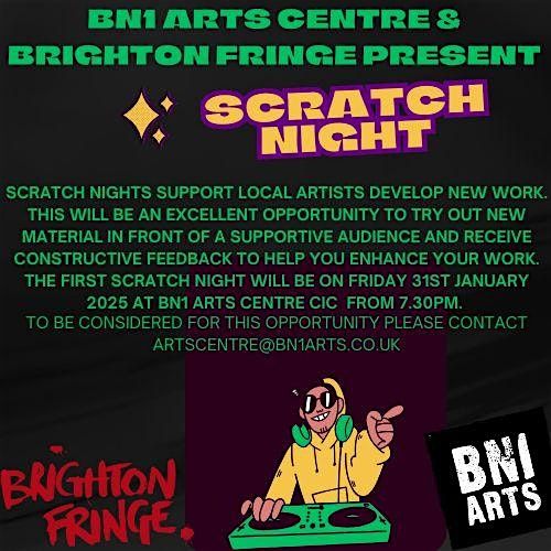 BN1 Arts Centre's Scratch Night