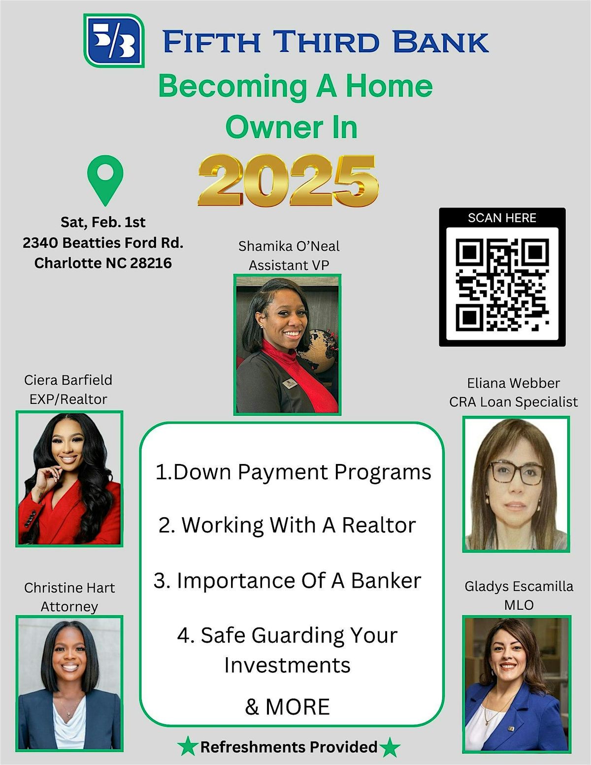 FIFTH THIRD BANK  HOME BUYER SEMINAR