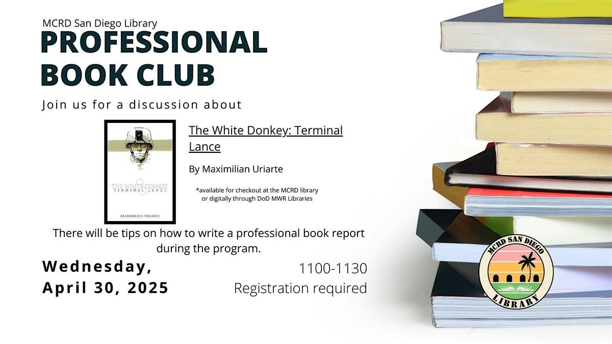 MCRD San Diego Library Professional Book Club