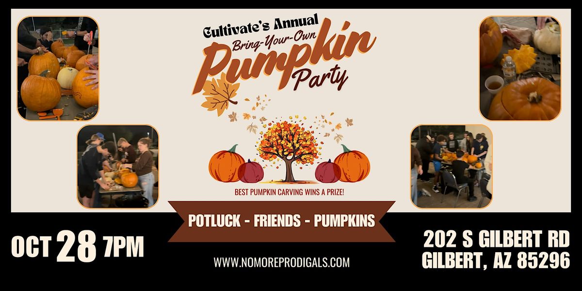 Cultivate's Annual Bring-Your-Own-Pumpkin Party