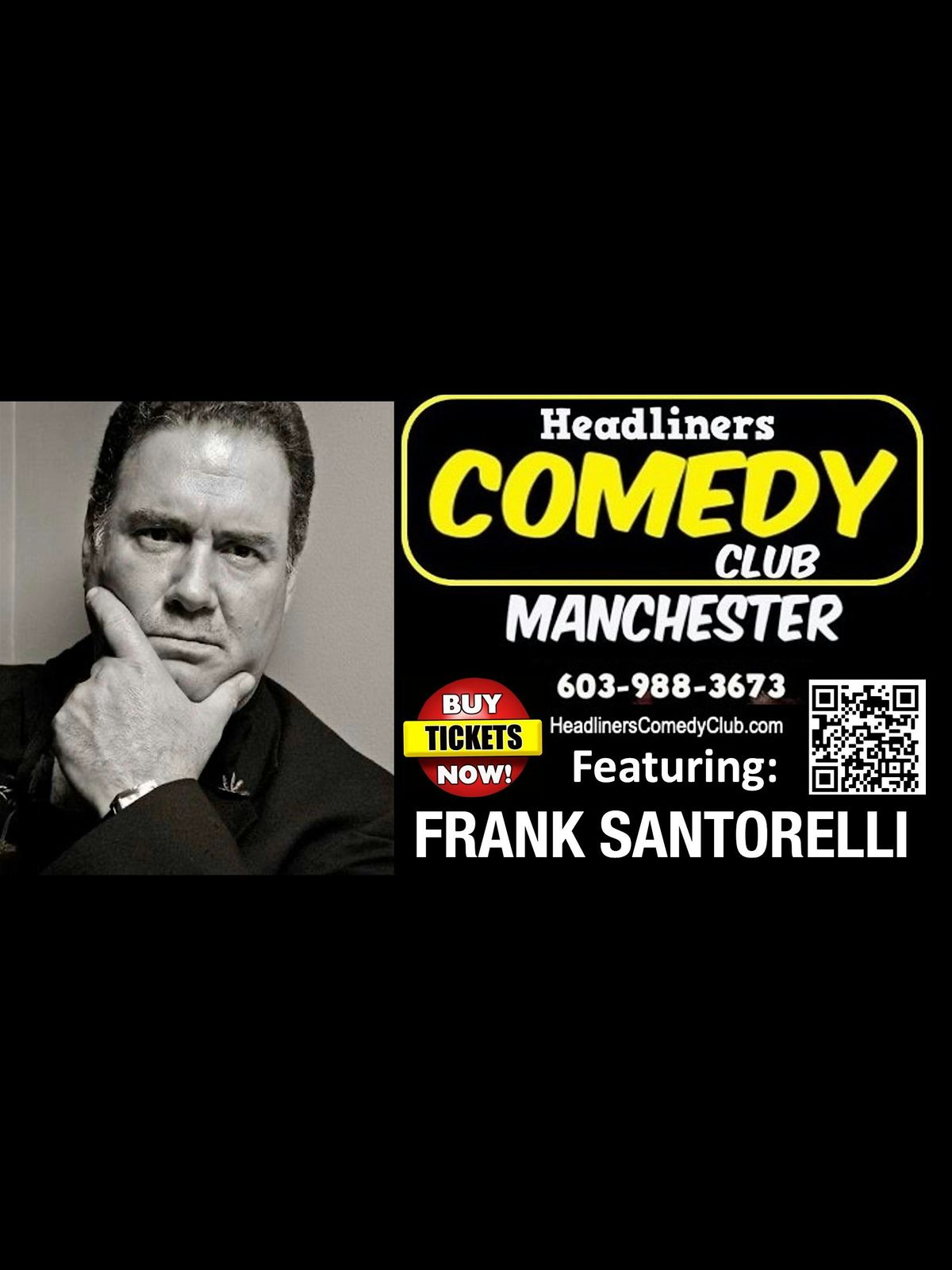 Comedian FRANK SANTORELLI  in Manchester NH