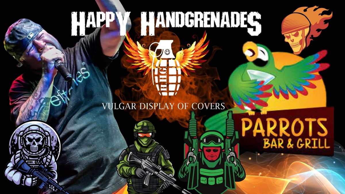 Summertime Party w\/ Happy Handgrenades at Parrots | Pantera to Offspring Fun | Beer Pitchers of Beer