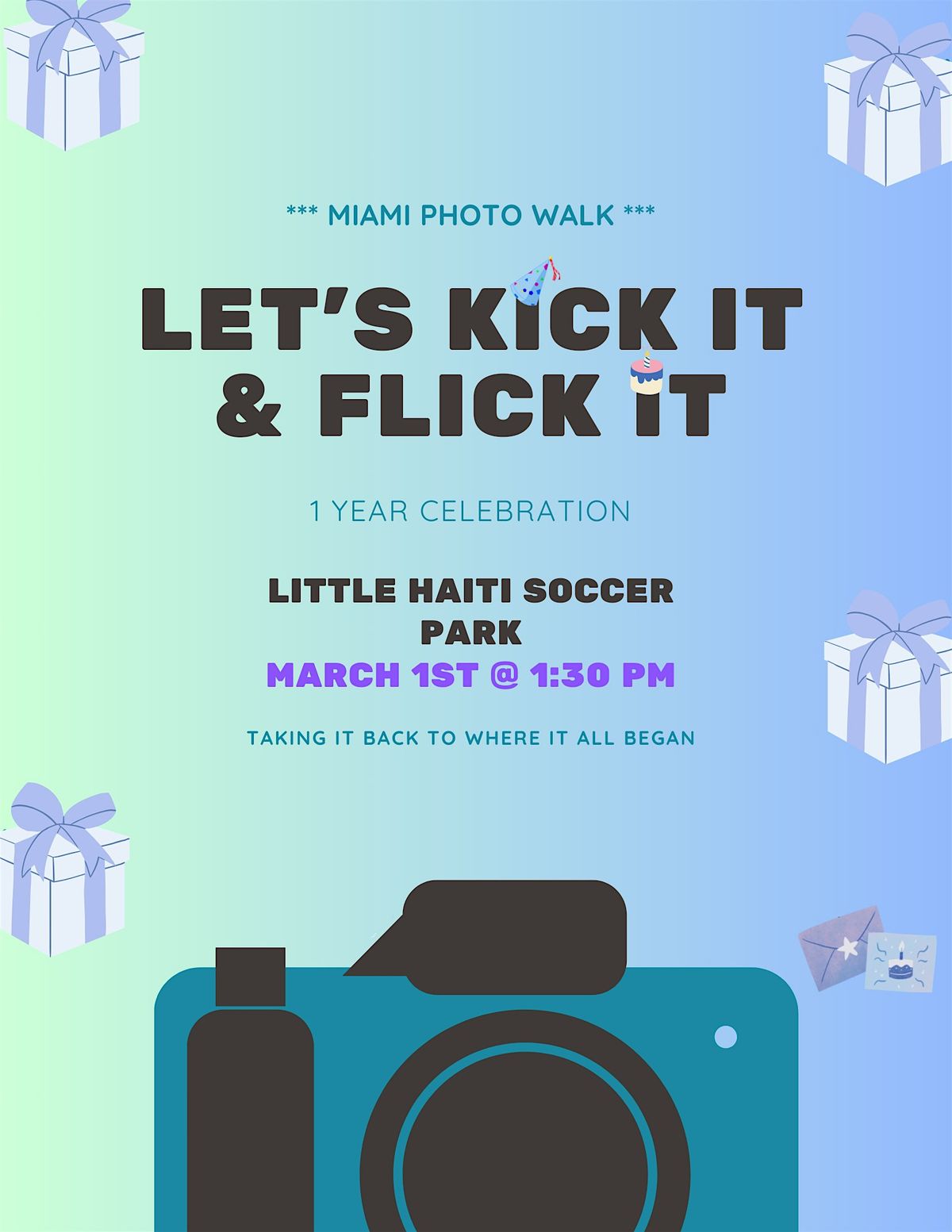 Miami Photo Walk: 1 YEAR CELEBRATION!